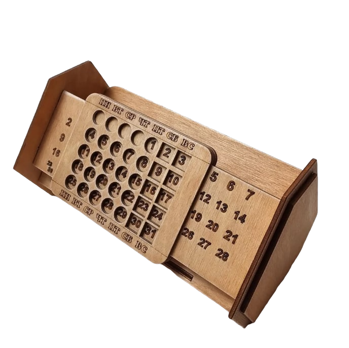 

Органайзер настольный для канцелярии с вечным календарём. Канцелярская настольная подставк, Органайзер