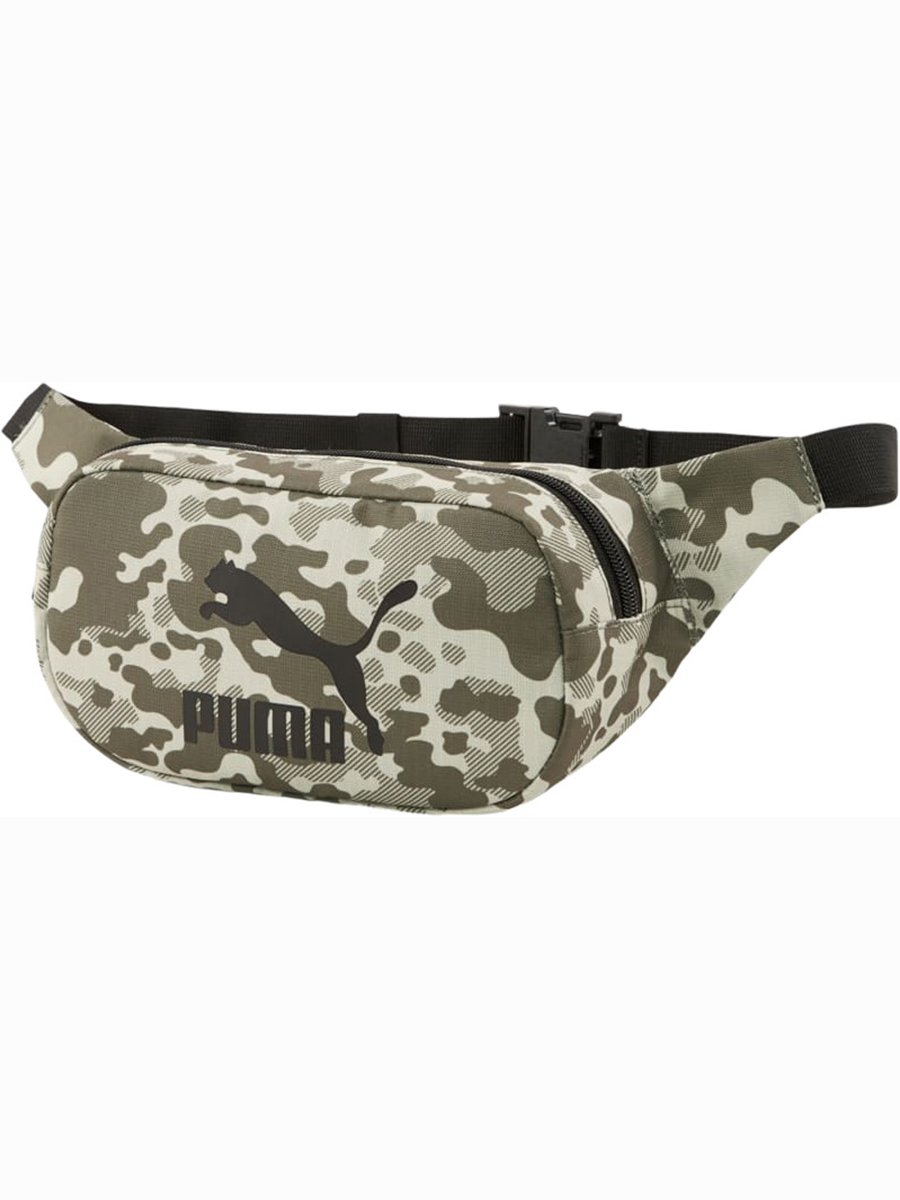 фото Поясная сумка унисекс puma originals urban waist bag, зеленый