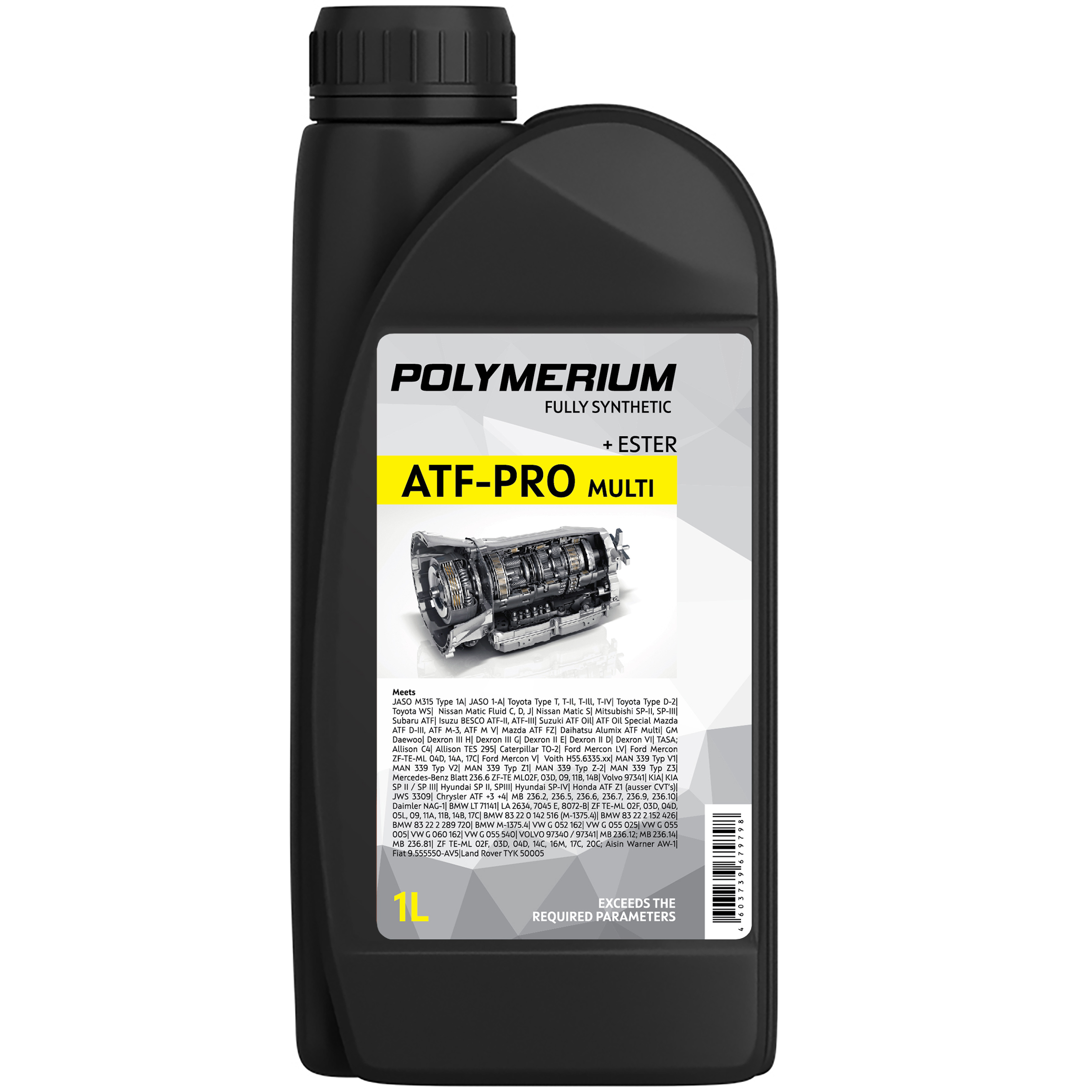 Трансмиссионное масло Polymerium ATF-PRO multi 1L