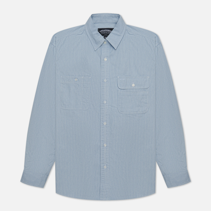 

Мужская рубашка FrizmWORKS Shirring Work голубой, Размер L, Shirring Work