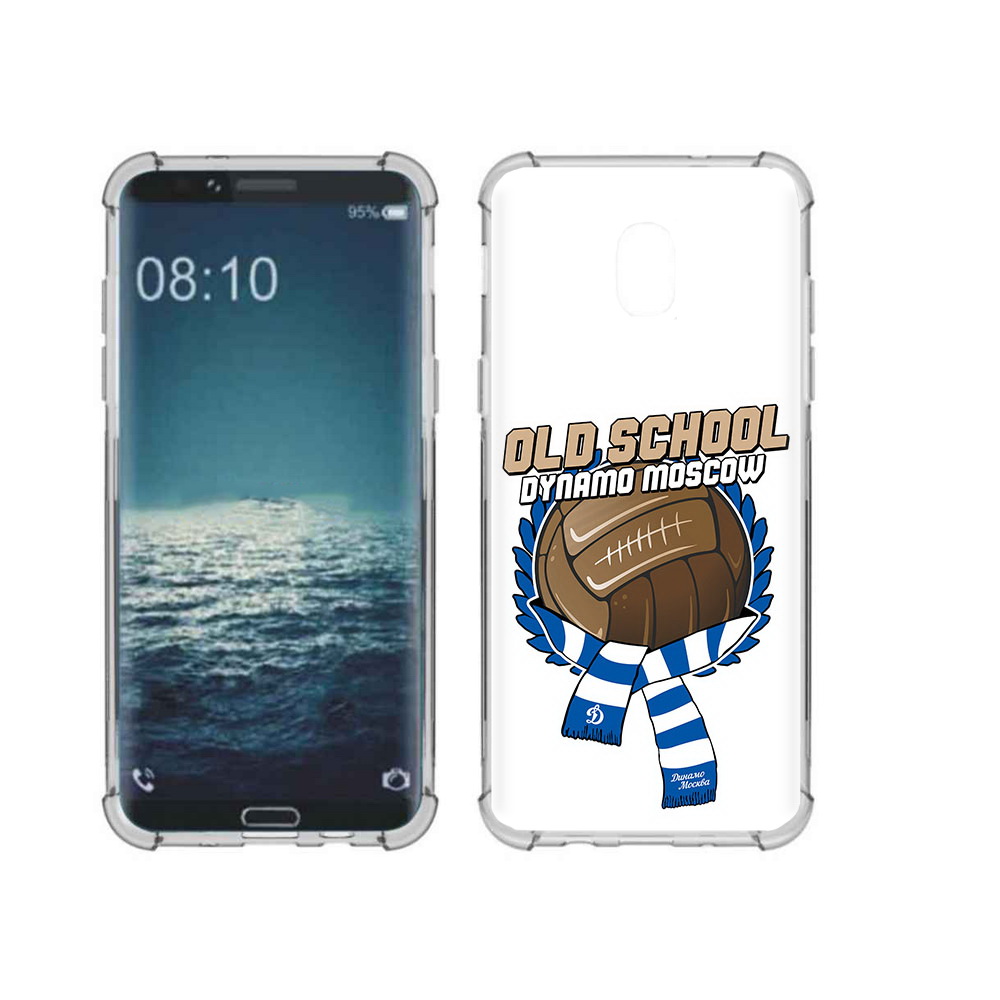 

Чехол MyPads Tocco для Samsung Galaxy J3 ФК Динамо олд скул (PT226926.574.176), Прозрачный, Tocco