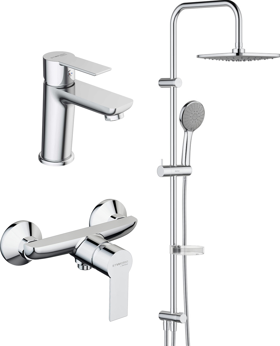 

Душевой комплект STWORKI by Damixa Хельсинки HFDB97000 + HFHS20000 + HFHS02100, by Damixa Хельсинки HFDB97000 + HFHS20000 + HFHS02100