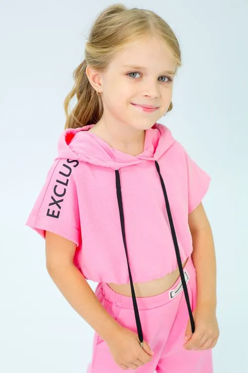 

Свитшот детский Deloras 21442X-21443X, розовый, 98, 21442-21443