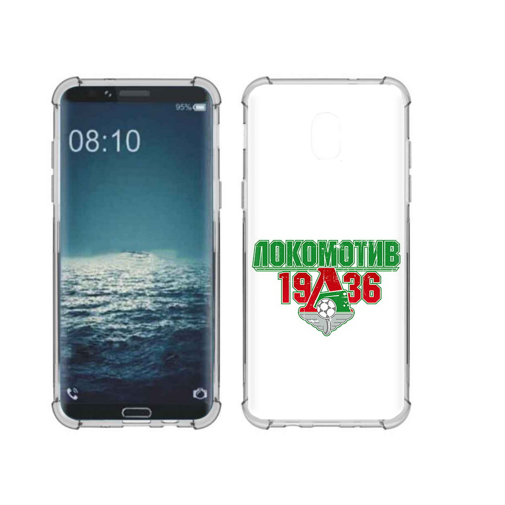 

Чехол MyPads Tocco для Samsung Galaxy J3 ФК локомотив 1936 (PT226926.574.182), Прозрачный, Tocco