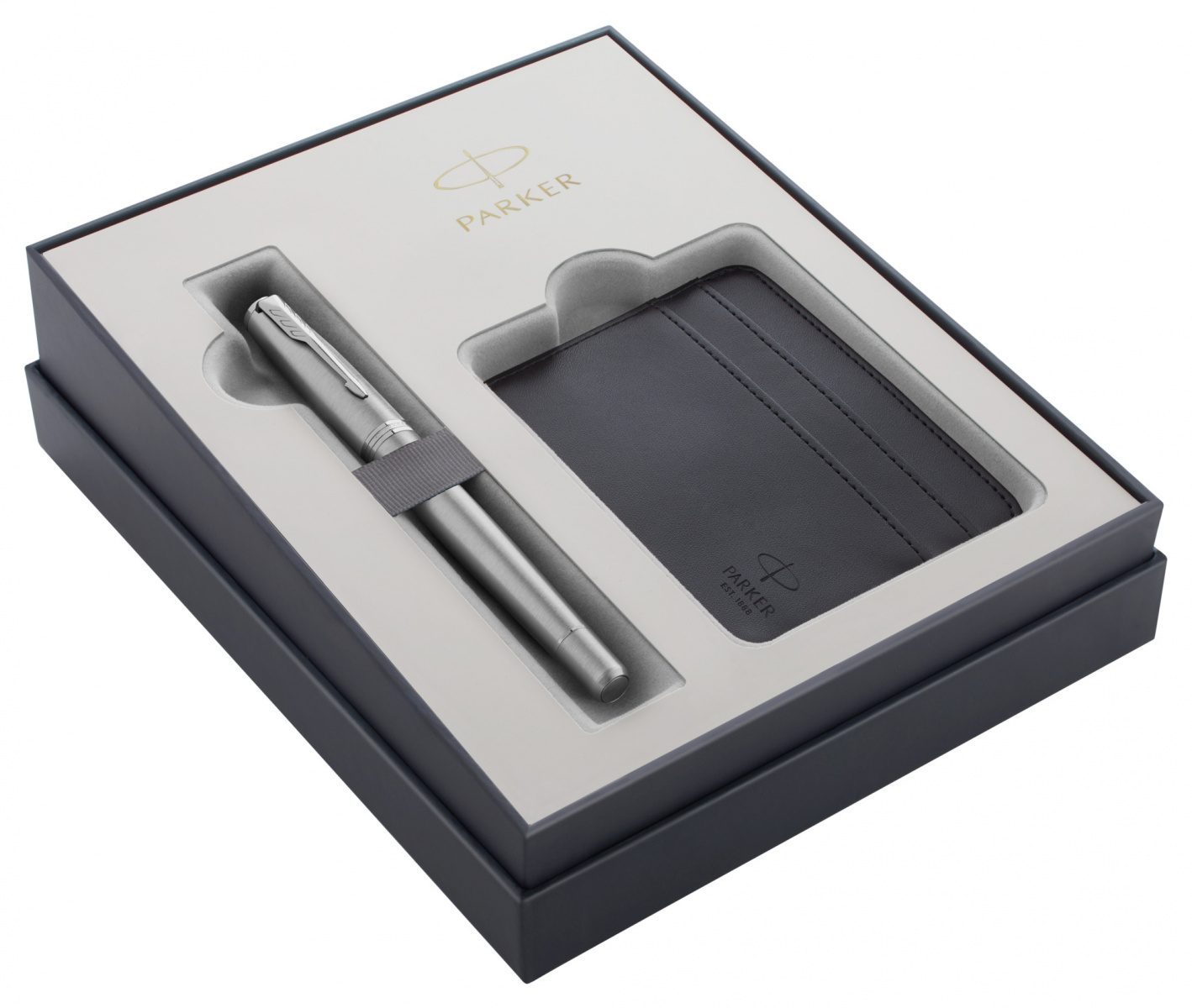 

Набор ручек Parker 2020 Urban (2121996) Metro Metallic CT M син. черн. в компл.:футляр для, 63807