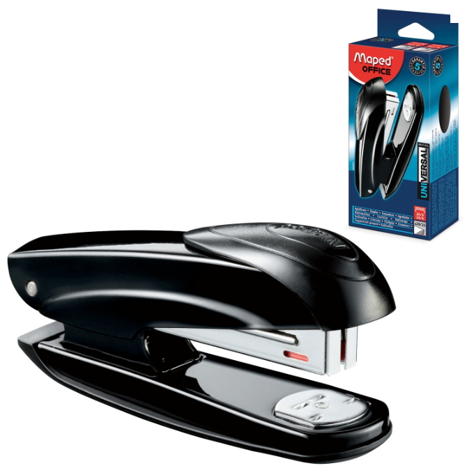 

Maped Степлер MAPED Universal Metal №24/6-26/6 на 25 листов металлический черный с накладк, Степлер MAPED Universal Metal, №24/6-26/6, на 25 листов, металлический, черный, с накладкой, 392022