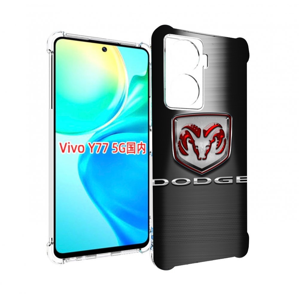 

Чехол Mypads Dodge 1 Мужской Для Vivo Y77 5G, Прозрачный, Tocco
