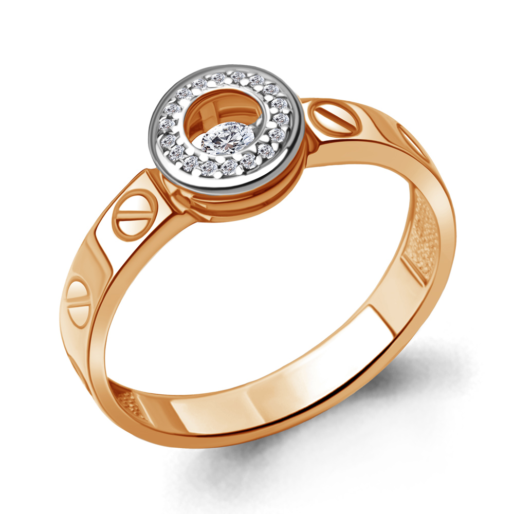 

Кольцо из красного золота с бриллиантом Aquamarine Aquamarine 964110Ак_585_кз р, 964110Ак_585_кз