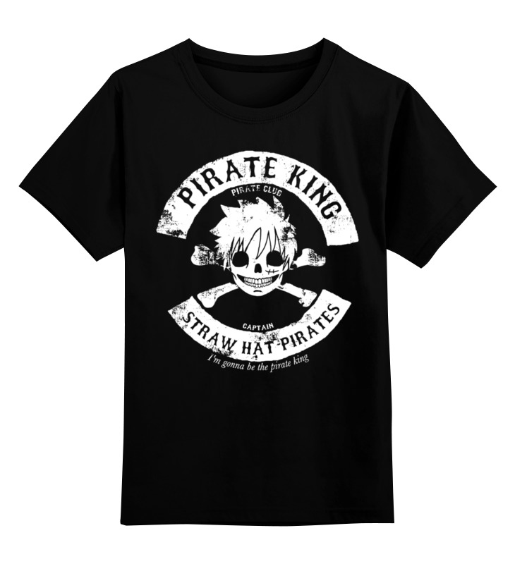 

Детская футболка Printio One piece цв.черный р.128, 0000002447989
