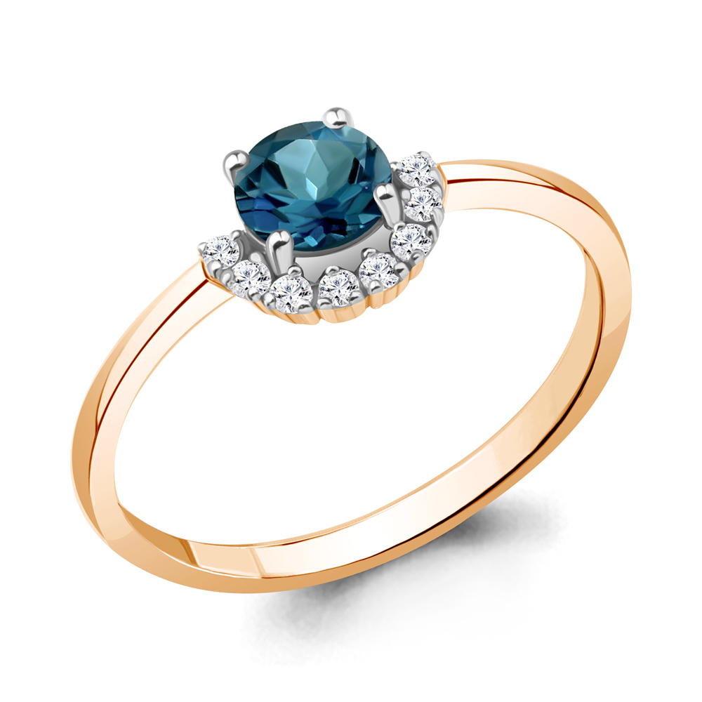 

Кольцо из красного золота с бриллиантом Aquamarine Aquamarine 964119к_585_кз р, 964119к_585_кз