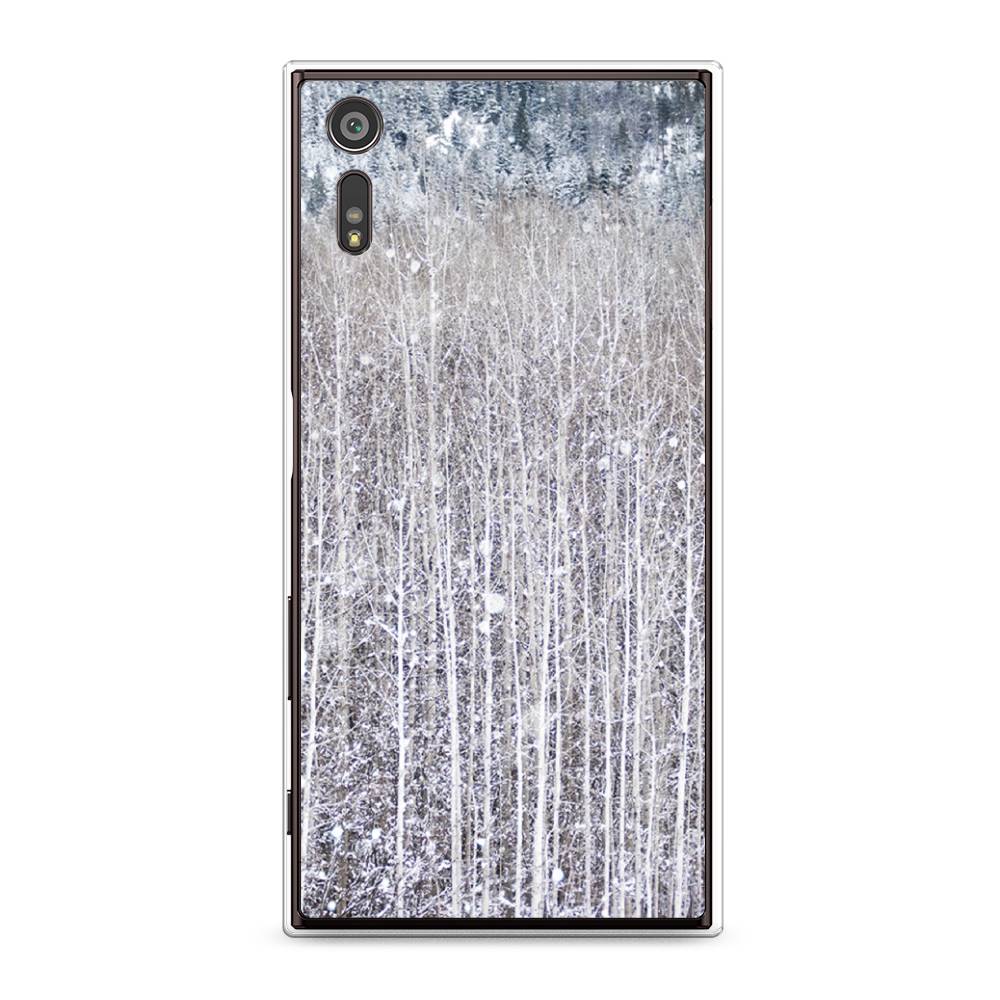 

Чехол для Sony Xperia XZ "Снежный лес", Бежевый;серый;белый, 51450-5