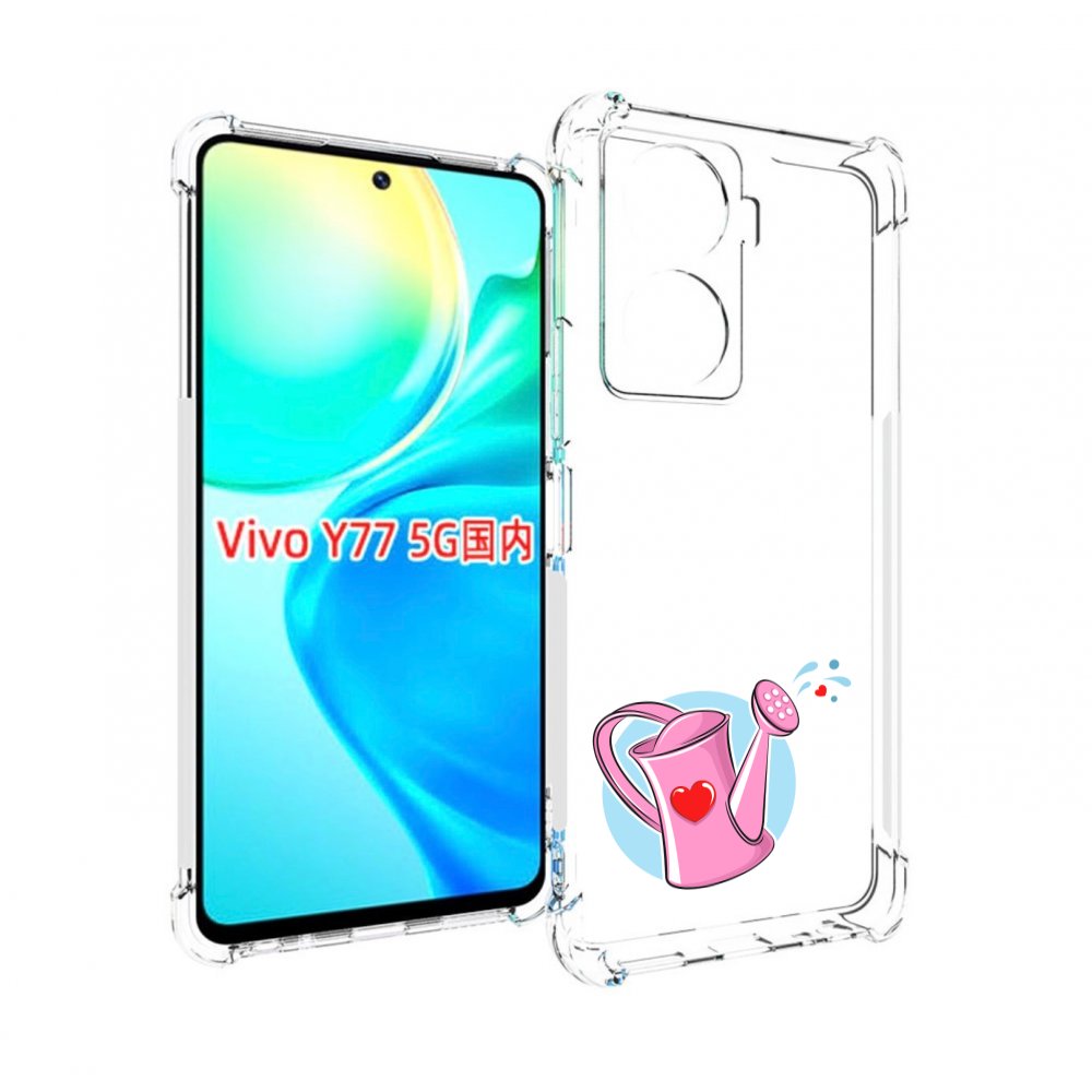 

Чехол MyPads Лейка любви 14 февраля для Vivo Y77 5G, Прозрачный, Tocco