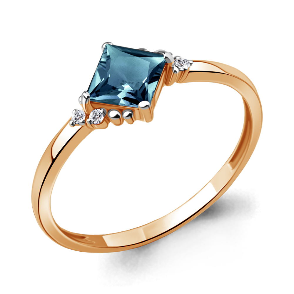 

Кольцо из красного золота с бриллиантом Aquamarine Aquamarine 964121к_585_кз р, 964121к_585_кз