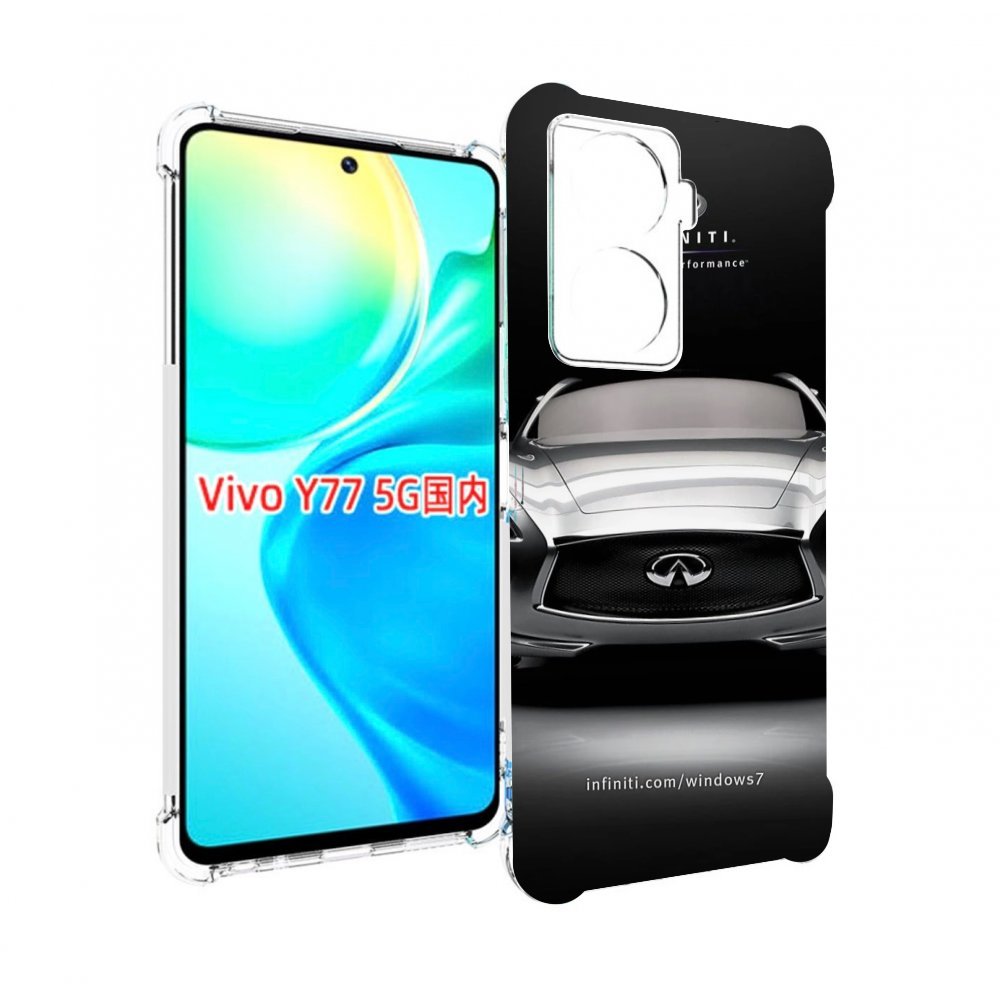

Чехол Mypads Infiniti 1 Для Vivo Y77 5G, Прозрачный, Tocco