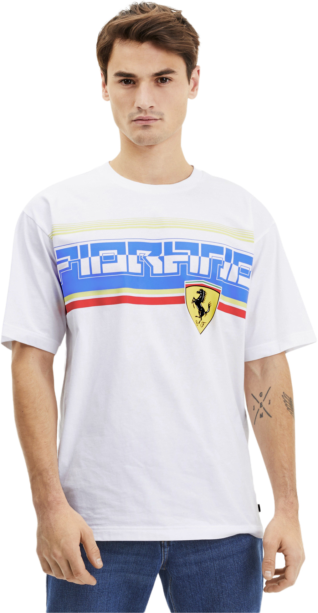 

Футболка мужская PUMA Sf Street Tee белая S, Sf Street Tee