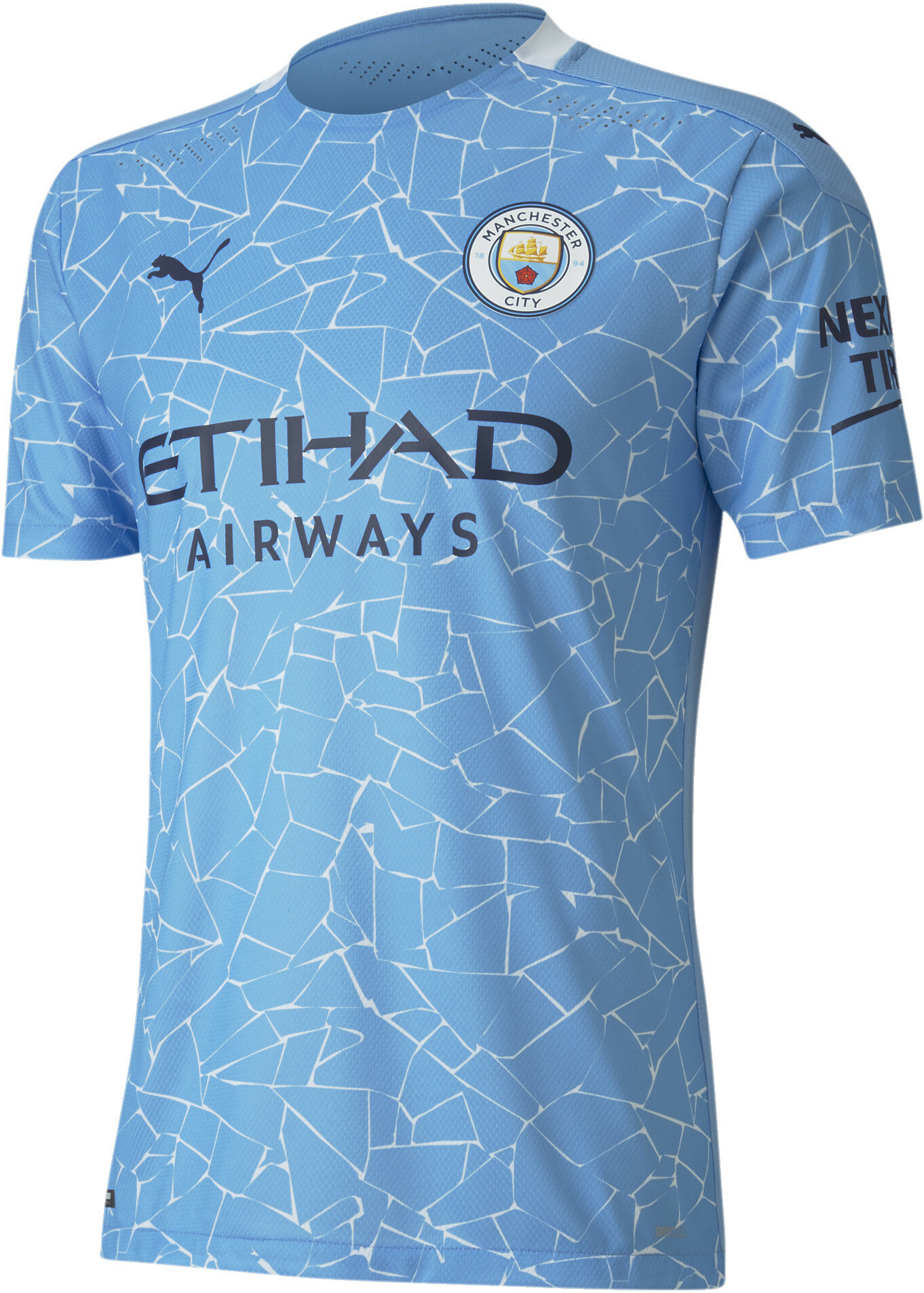 

Футболка мужская PUMA Mcfc Home Authentic Shirt Ss With Sponsor Logo голубая 2XL, Mcfc Home Authentic Shirt Ss With Sponsor Logo