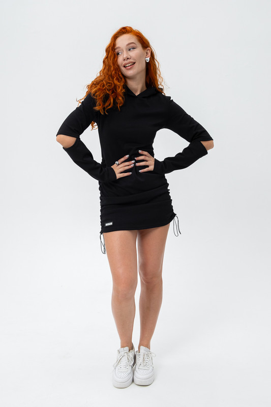 Платье женское ТРИКОТАЖ НАТАЛИ 67119 черное 46 RU 4279₽