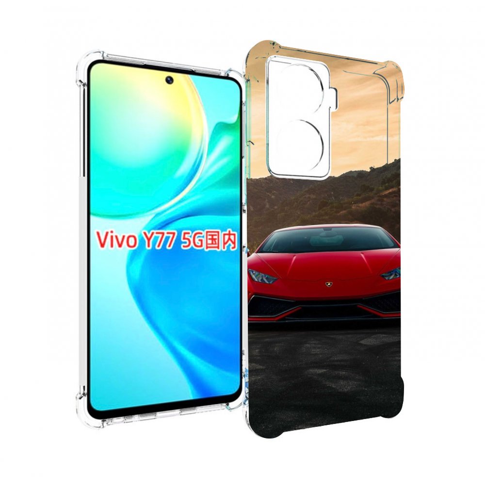 

Чехол Mypads Lamborghini 1 Мужской Для Vivo Y77 5G, Прозрачный, Tocco