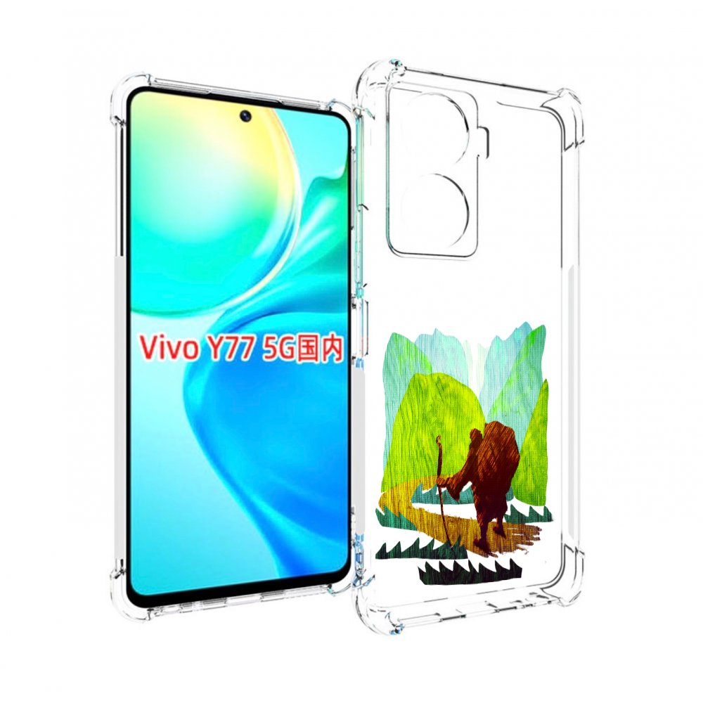 

Чехол MyPads Лесная тропа для Vivo Y77 5G, Прозрачный, Tocco