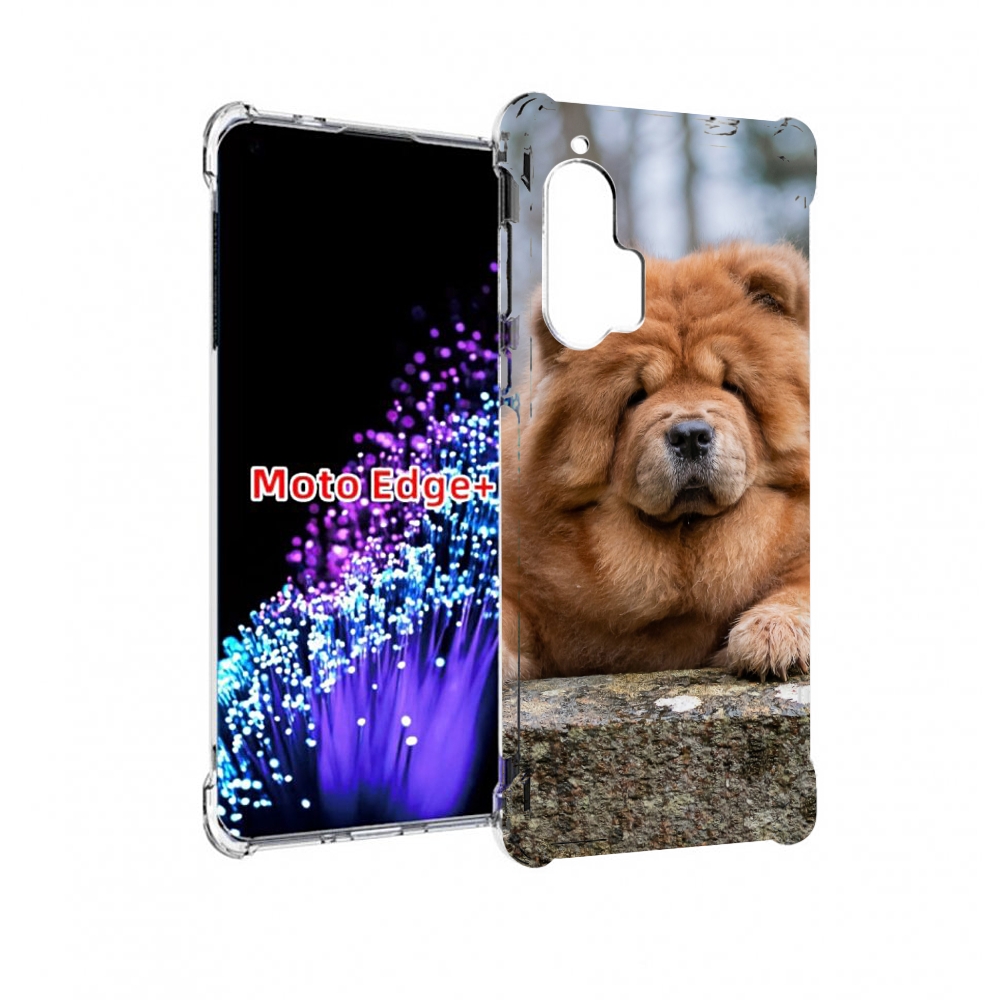

Чехол MyPads чау чау для Motorola Edge+ Plus, Прозрачный, Tocco