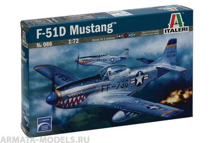 

086ИТ Самолет F-51D Mustang