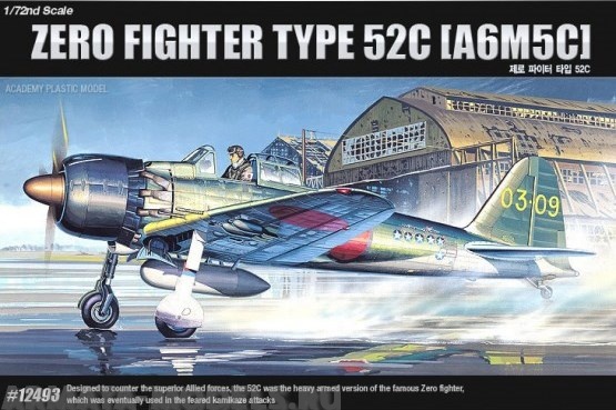 

12493 Самолет A6M5c Zero Fighter type 52c