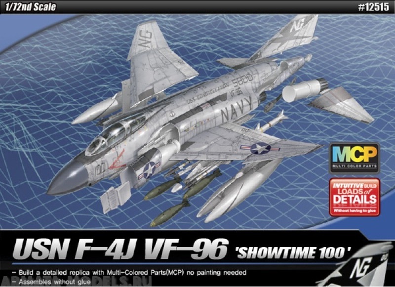 

12515 Самолет 1/72 F-4J Sнowtime 100