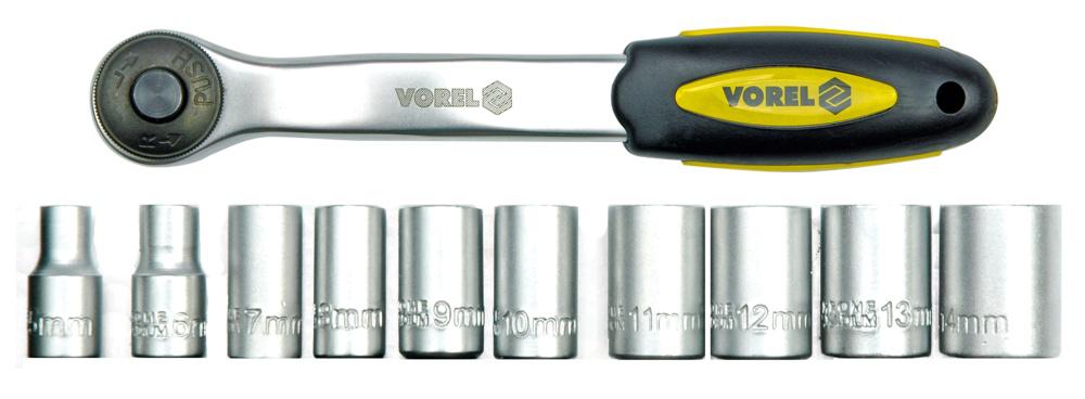 

Набор головок VOREL 58602, 11 предметов