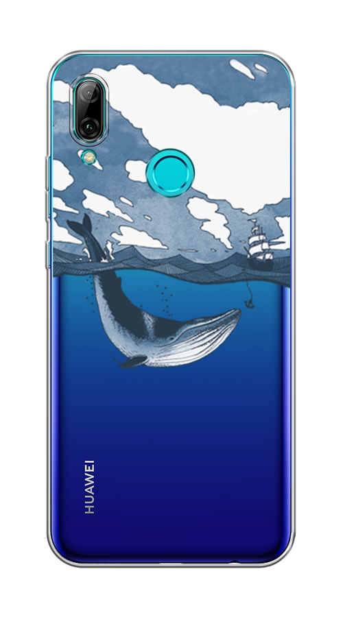 

Чехол на Honor 10 Lite "Большой кит", Синий, 67250-1
