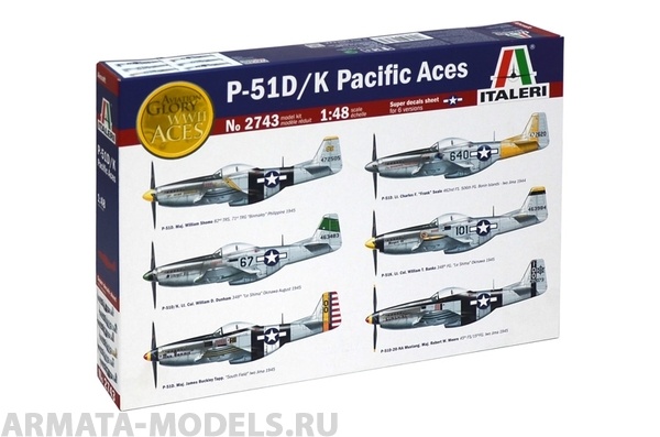 

2743ИТ Самолет P-51 D/K Pacific ACES