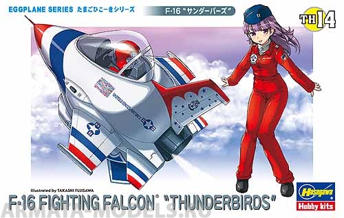 

60124 Модель самолета EGG PLANE F-16 FIGHTING FALCON THUNDERBIRDS
