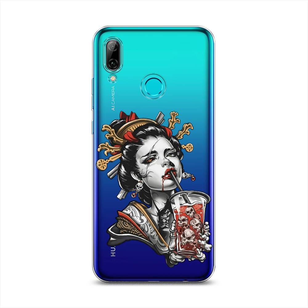 

Чехол на Honor 10 Lite "Опасная гейша", Красный;черный;серый, 67250-4