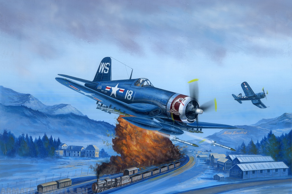 

80387 Самолет F4U-4 Corsair Late version