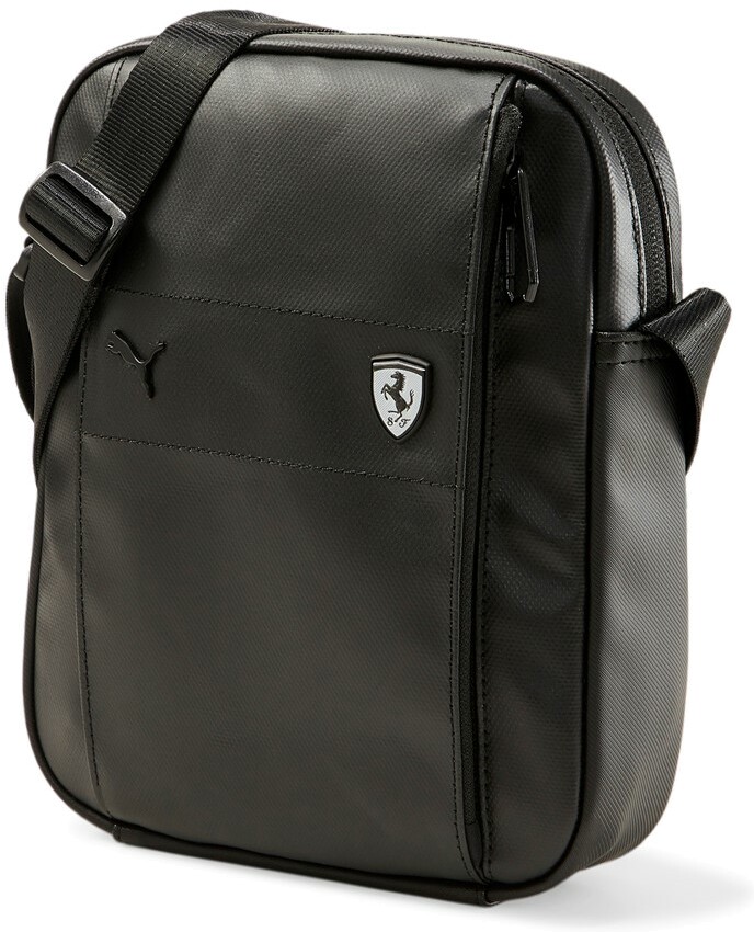 фото Сумка мессенджер унисекс puma scuderia ferrari sptwr style portable shoulder bag, черный
