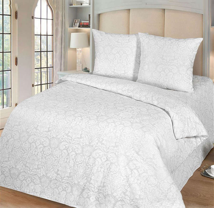 

Комплект постельного белья Mercury Home Белоснежка 1.5-спальный белый, Белоснежка