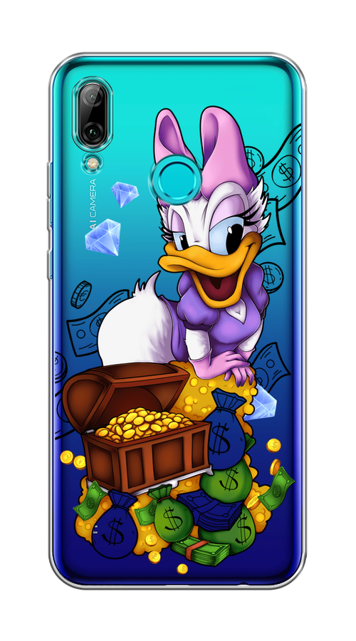 

Чехол на Honor 10 Lite "Rich Daisy Duck", Коричневый;белый;фиолетовый, 67250-6