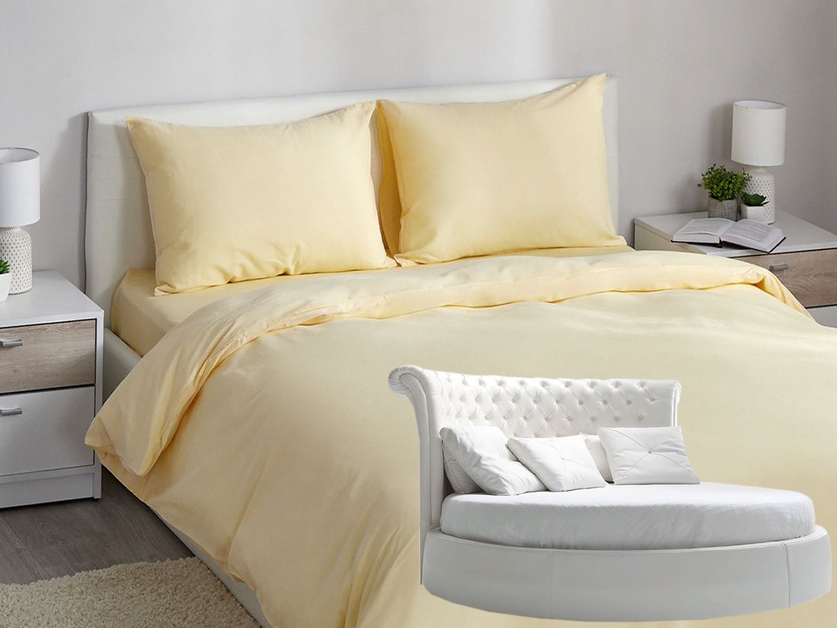 

Простыня Maktex Дом Периньон 230x230 см круглая, Простыни круглые сатина 125