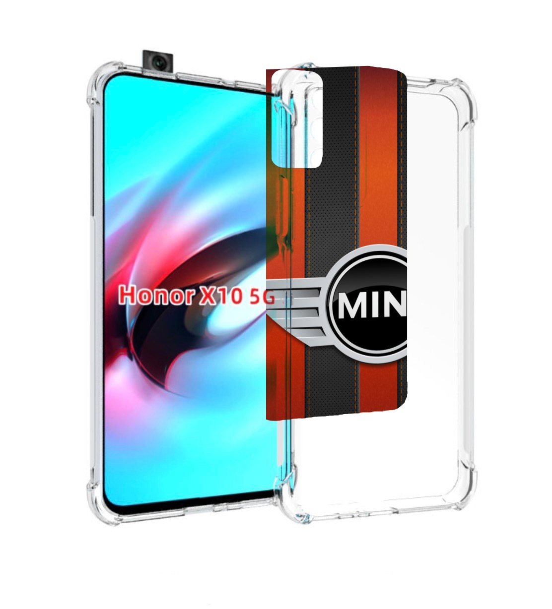 

Чехол MyPads mini-мини-1 для Honor X10, Прозрачный, Tocco