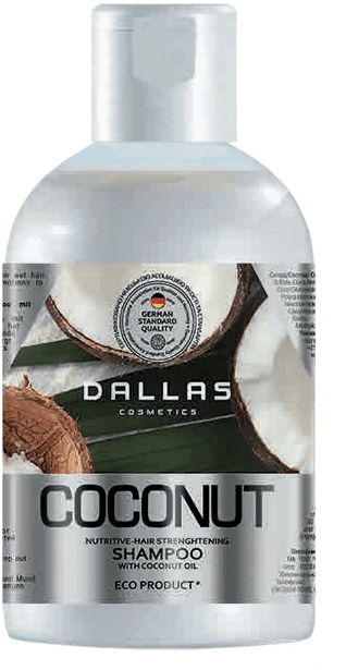 фото Шампунь для волос dallas питательный coconut с натуральным кокосовым маслом 500 мл