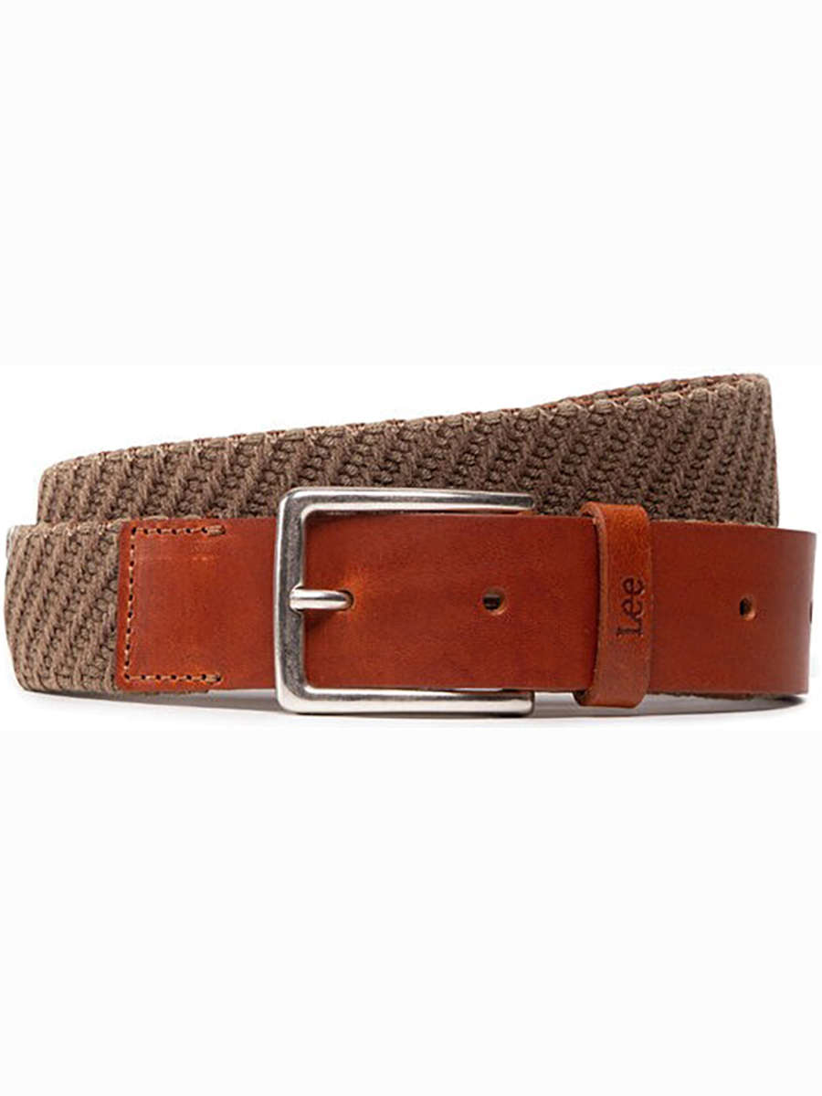 

Ремень мужской Lee Webbing Belt коричневый, 100 см, Webbing Belt