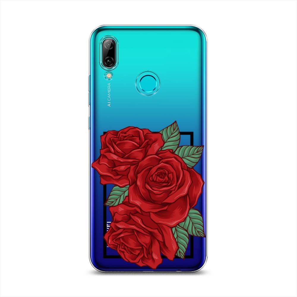 

Чехол на Honor 10 Lite "Три алые розы", Красный, 67250-2
