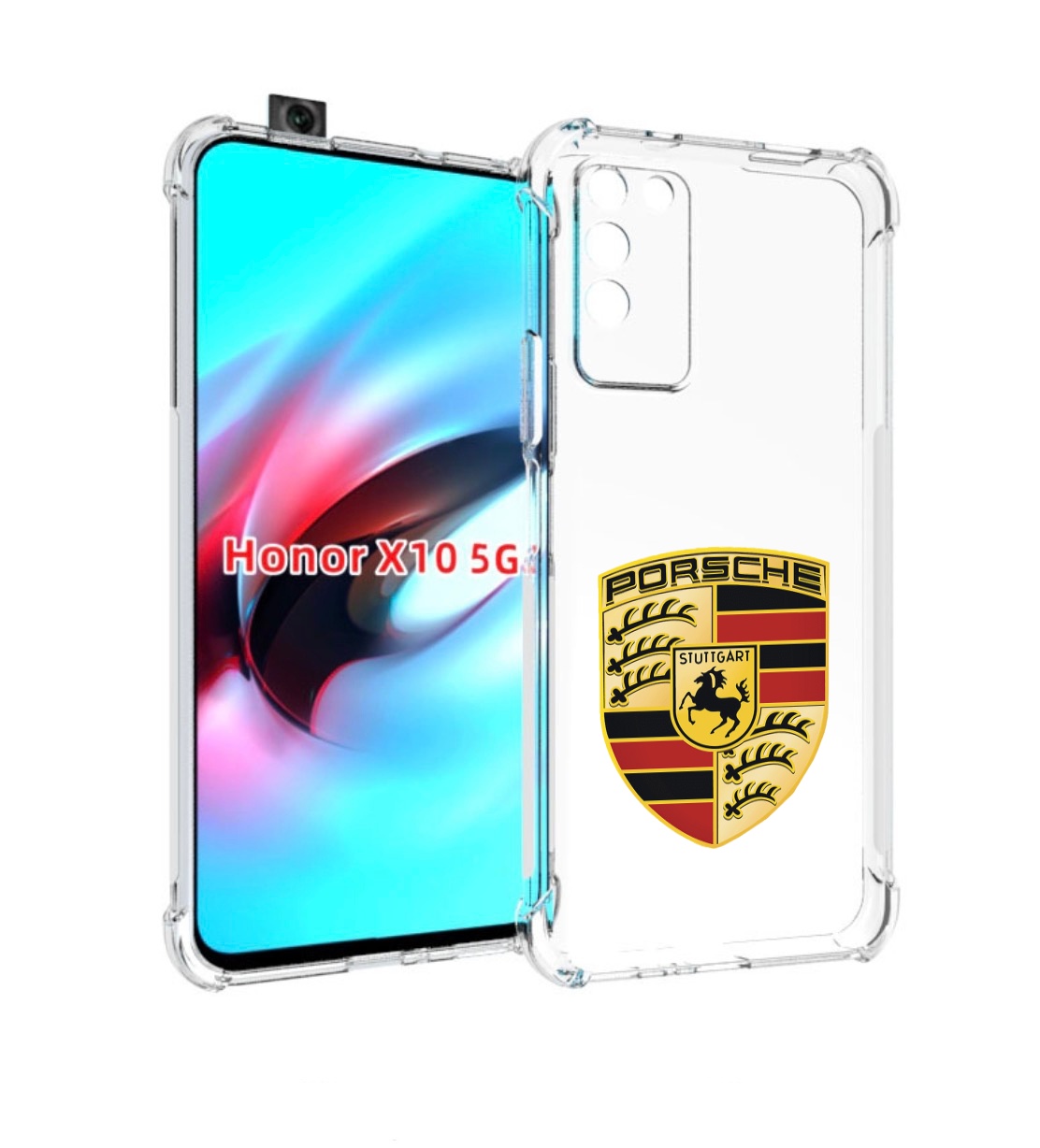 

Чехол MyPads porsche-5 мужской для Honor X10, Прозрачный, Tocco