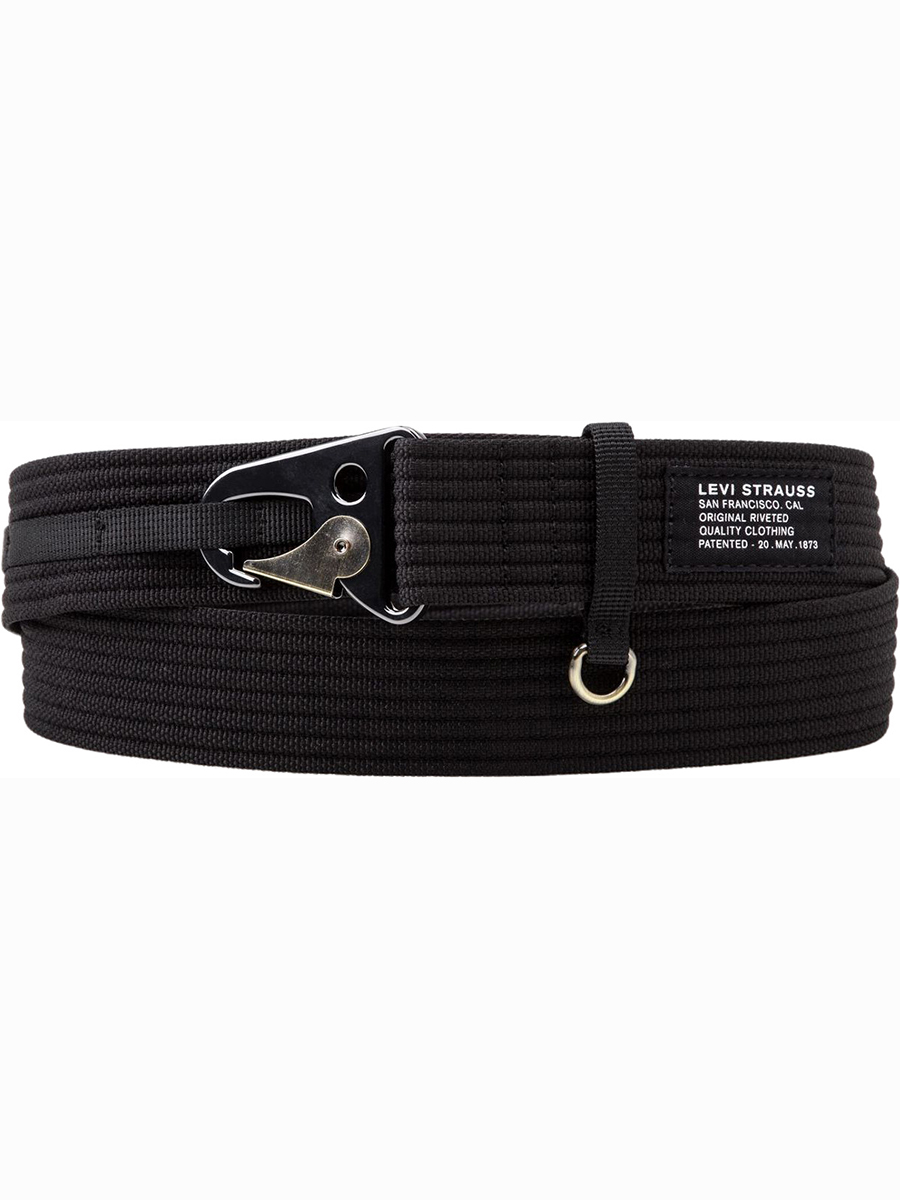 

Ремень мужской Levi's Utility Web Belt черный, 80 см, Utility Web Belt