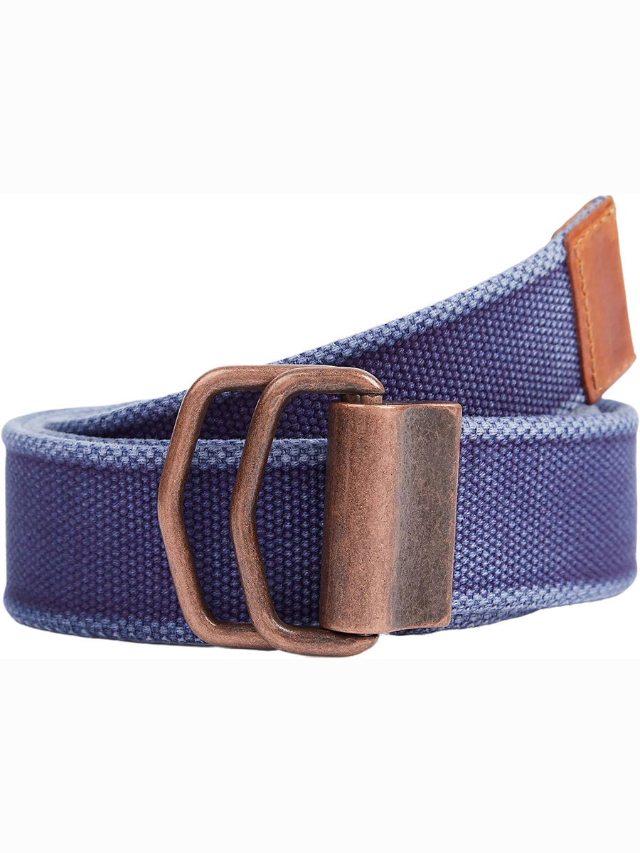 

Ремень мужской Wrangler Canvas Buckle Belt синий, 85 см, Canvas Buckle Belt