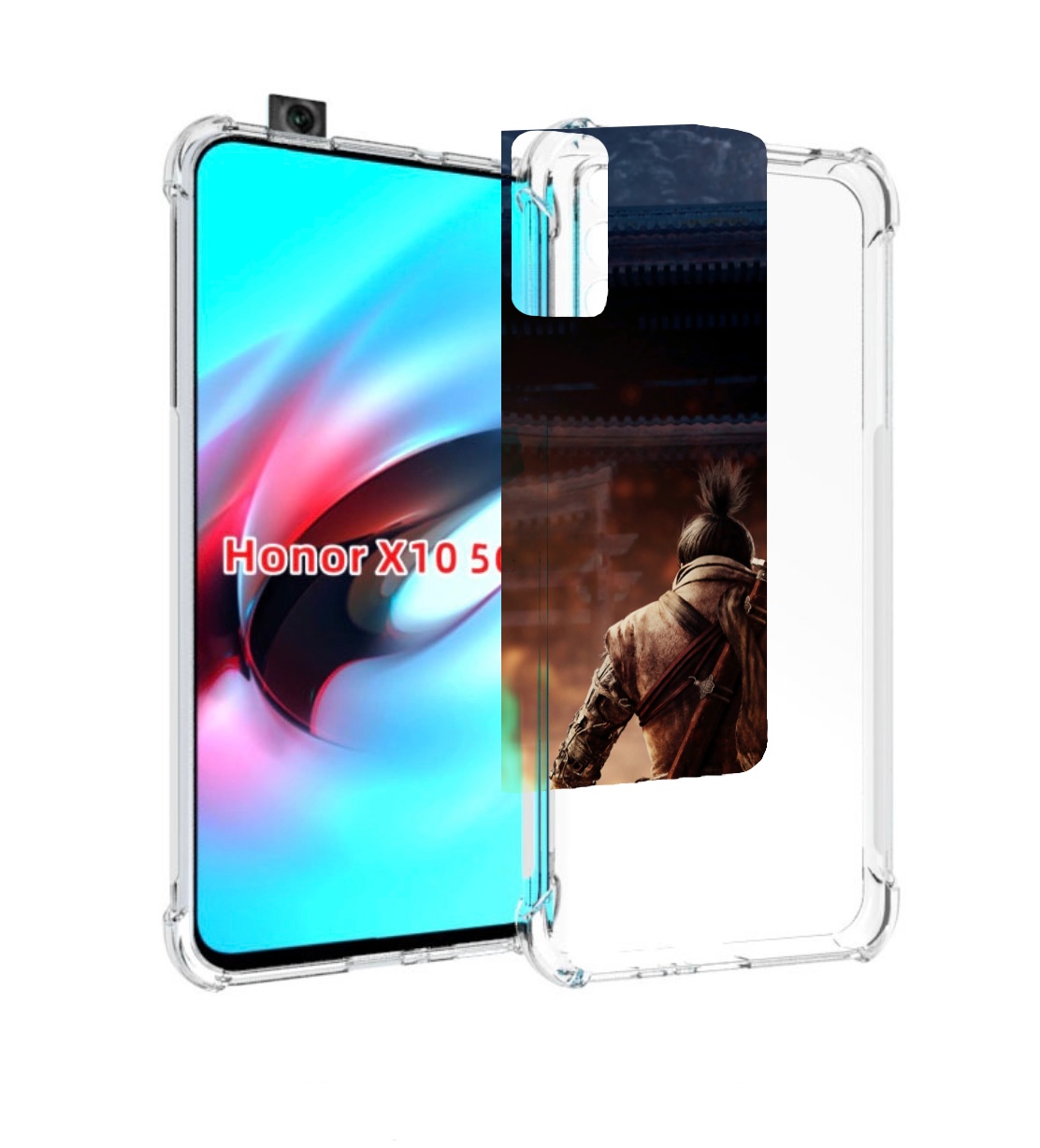 

Чехол MyPads sekiro для Honor X10, Прозрачный, Tocco