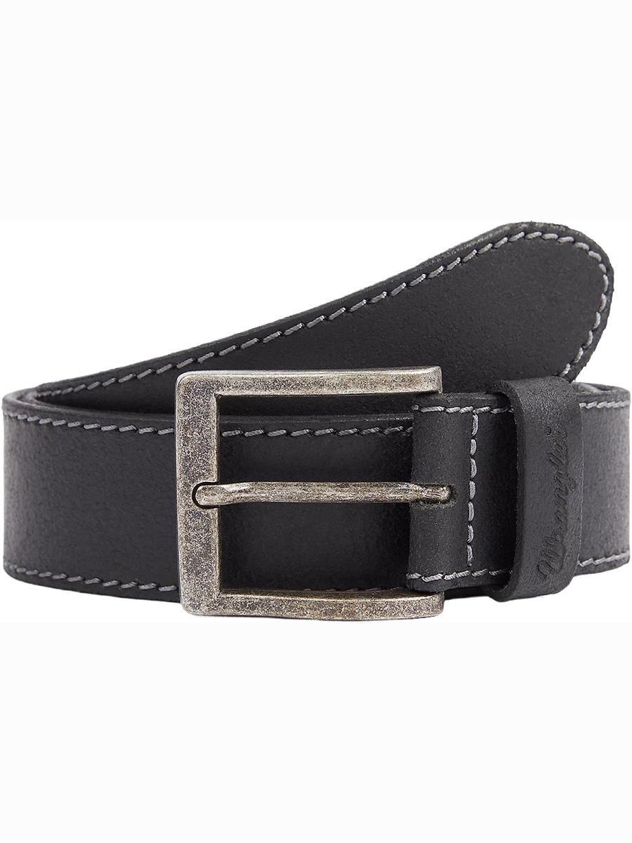 

Ремень унисекс Wrangler Men Stitched Belt черный, 115 см, Men Stitched Belt