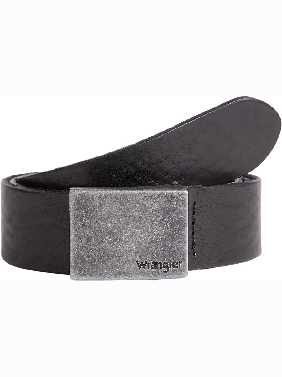 

Ремень унисекс Wrangler Plate Buckle Belt черный, 85 см, Plate Buckle Belt