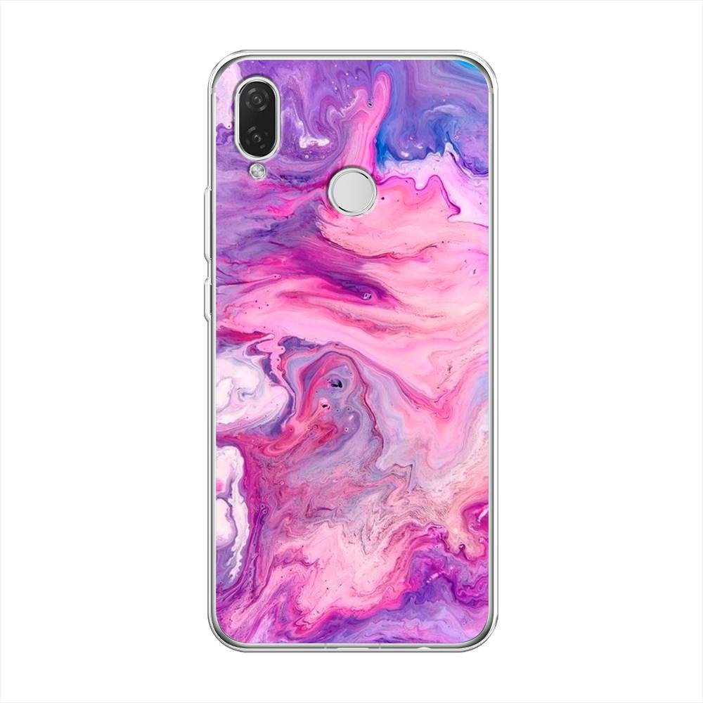 

Чехол на Huawei P Smart Plus/Nova 3i "Нежно-розовая абстракция", Розовый, 68250-3