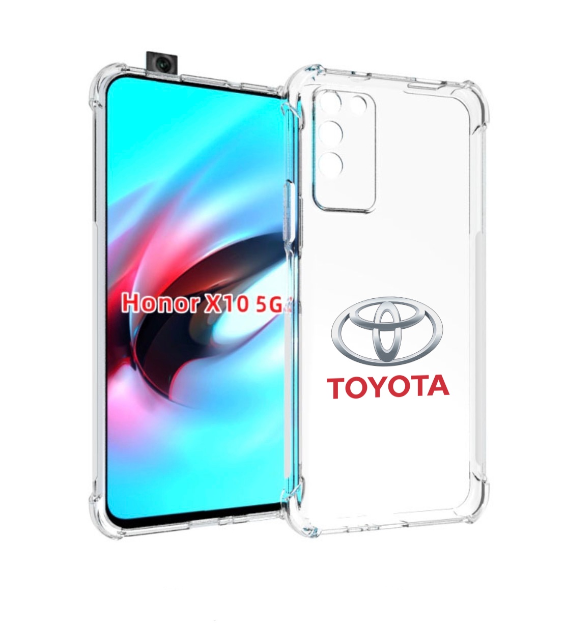 

Чехол MyPads toyota-4 мужской для Honor X10, Прозрачный, Tocco