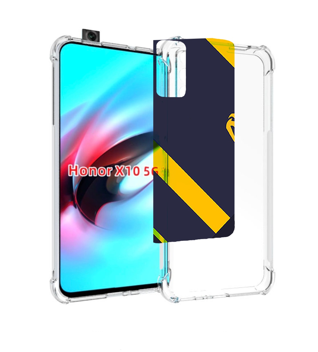 

Чехол MyPads venum мужской для Honor X10, Прозрачный, Tocco